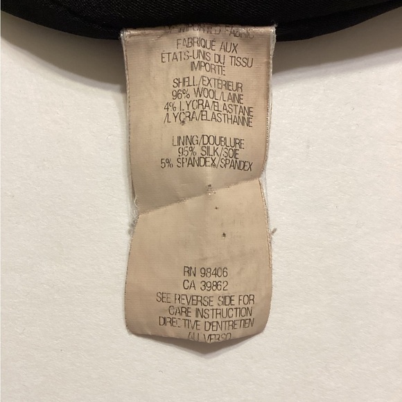 Theysken’s  Theory Black Business Dress96%Wool - Picture 8 of 9